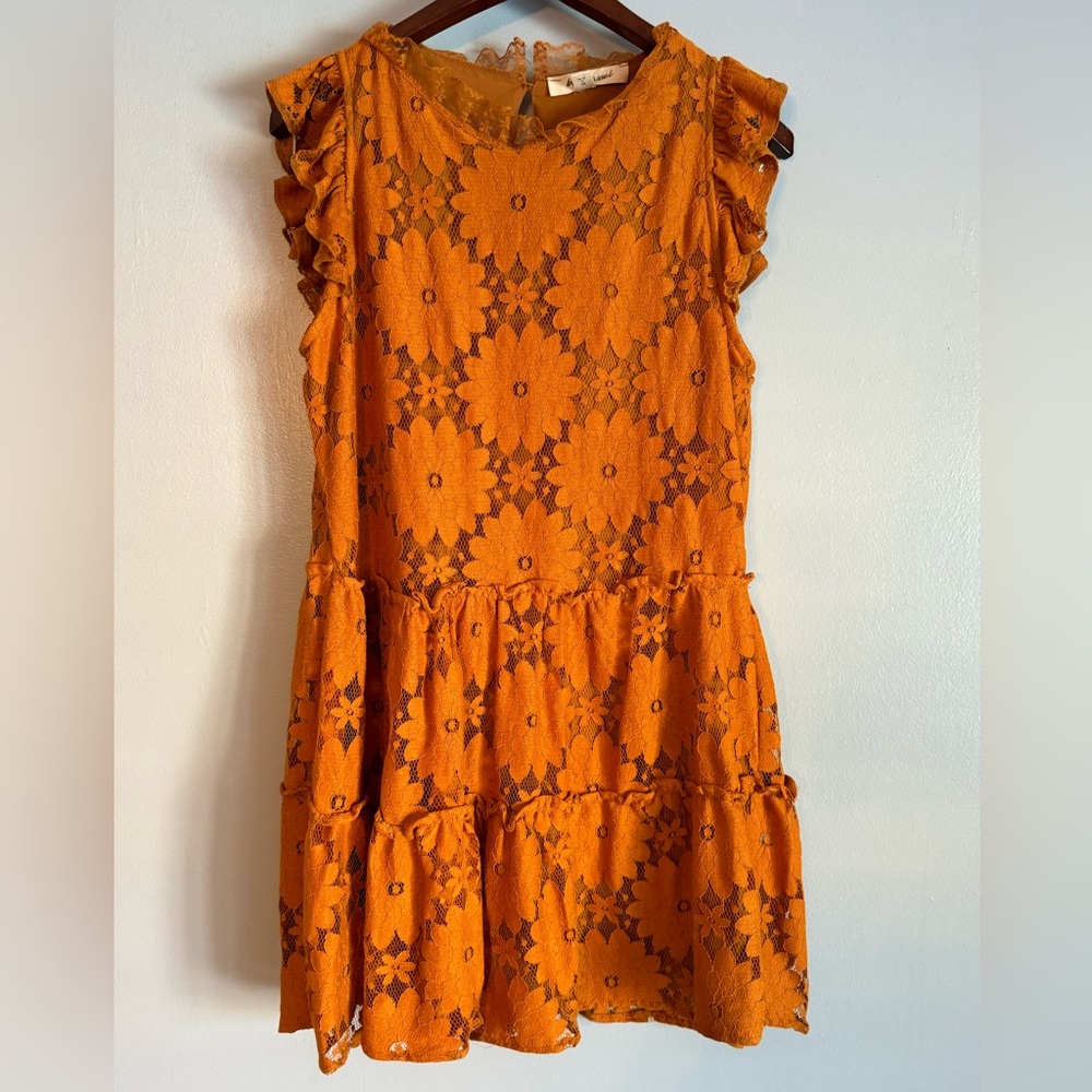 Anthropologie Floral Lace dress